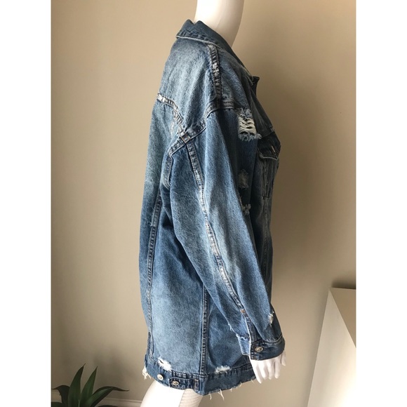 Long Length Denim Jacket - Picture 3 of 6
